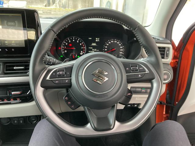 スイフト ＨＹＢＲＩＤ　ＭＺ　衝突被害軽減システム　オートライト　１６インチアルミ　プッシュスタート　パドルシフト　シートヒーター　オートエアコン　アイドリングストップ　ＵＳＢソケット　横滑り防止機能　衝突安全ボディ　盗難防止システム　取扱説明書　メンテナンスノート（25枚目）