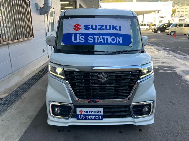 スペーシアカスタム カスタム　ＨＹＢＲＩＤ　ＸＳターボ　ＭＫ５３Ｓ　全方位カメラ　スズキの初売り！１月４日から１２日までの限定価格となります。７日（水曜日）は店休日となっておりますのでお問い合わせの対応は８日よりさせて頂きます。店舗へご来店いただける方のみ販売させて頂きます。（3枚目）