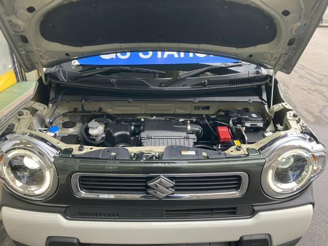 ハスラー ＨＹＢＲＩＤ　Ｇ　３型　衝突被害軽減システム　オートライト　１５インチスチールホイール　ＬＥＤライト　プッシュスタート　シートヒーター　オートエアコン　アイドリングストップ　横滑り防止機能　衝突安全ボディ　盗難防止システム　取扱説明書　メンテナンスノート（21枚目）