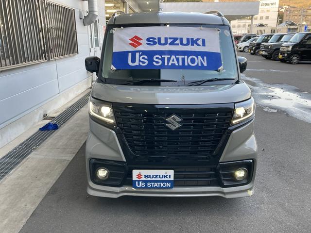 スペーシアベース ＸＦ　２型　片側電動スライドドア　オートライト　ＵＳＢ　１４インチアルミホイール　プッシュスタート　全方位カメラ　シートヒーター　オートエアコン　衝突被害軽減システム　アイドリングストップ　横滑り防止機能　衝突安全ボディ　盗難防止システム（3枚目）