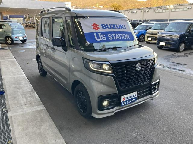 スペーシアベース ＸＦ　２型　片側電動スライドドア　オートライト　ＵＳＢ　１４インチアルミホイール　プッシュスタート　全方位カメラ　シートヒーター　オートエアコン　衝突被害軽減システム　アイドリングストップ　横滑り防止機能　衝突安全ボディ　盗難防止システム（4枚目）