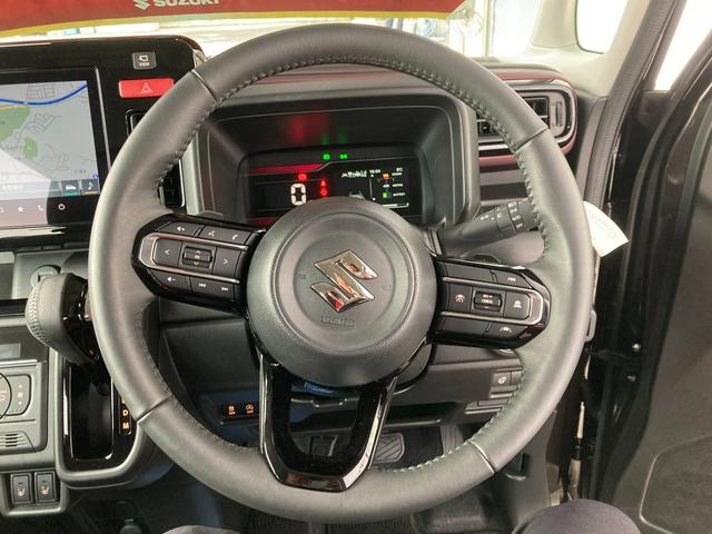 スペーシアカスタム カスタム　ＨＹＢＲＩＤ　ＸＳターボ　ナビ　全方位カメラ　１５インチアルミ　オートライト　両側電動スライドドア　プッシュスタート　シートヒーター　ステアリングヒーター　オートエアコン　衝突被害軽減システム　アイドリングストップ　横滑り防止機能　衝突安全ボディ（25枚目）