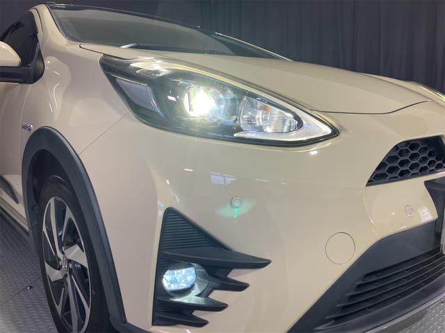 アクア クロスオーバー グラム ドライブレコーダー ETC バックカメラ ナビ TV レーンアシスト 衝突被害軽減システム アルミホイール オートマチックハイビーム オートライト スマートキー 電動格納ミラー シートヒーター CVT(22枚目)