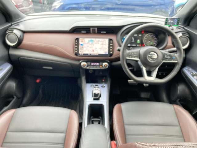 キックス １．２　Ｘ　スタイルエディション　（ｅ－ＰＯＷＥＲ）　純正メモリーナビ・前後ドラレコ・ＥＴＣ・ＳＯＳ　アラウンドビュー　エマブレ　ＬＥＤヘッドランプ　車線逸脱　ワンオーナー　セキュリティ　ＥＴＣ　スマートキー　ナビＴＶ　メモリ－ナビ　パワステ　エアコン　キーレス　パワーウィンドウ　ＡＢＳ　バックカメラ（3枚目）