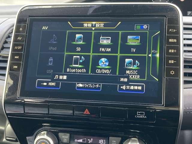 セレナ ２．０　ハイウェイスター　Ｖ　大画面ナビ・後席モニター・前後ドラレコ・　サイドエアバッグ　アラウンドビュ－　１オナ　アルミ　衝突被害軽減　ＬＤＰ　エアバッグ　両側オートスライドドア　ＬＥＤライト　インテリジェントキー　点検記録簿　サイドカメラ　メモリーナビ　ナビＴＶ（5枚目）