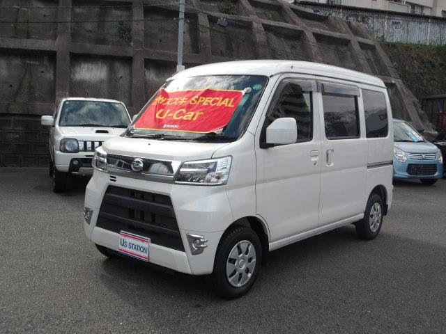 ハイゼットカーゴ セーフティサポート装着車　スライドドア　積み荷の載せれるお車　セーフティサポート装着車　スライドドア　積み荷の載せれるお車　ＣＤプレイヤー装着車　ＡＴ車　ダイハツ　ハイゼットカーゴ　クルーズＳＡ３（28枚目）