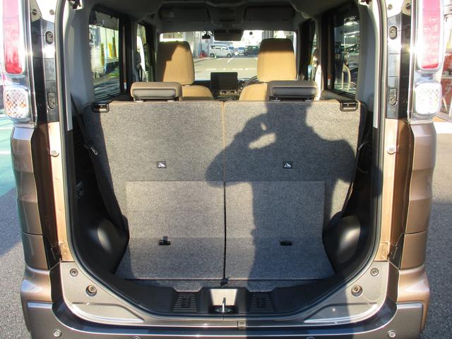 トランクルームも充分な量の荷物が載せられます。