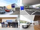 2021年7月31日グランドオープン!!アイスキューブをイメージさせるガラスファーサード。最新のVolvoを展示「ストリート」ウッドハーバー、北欧インテアの「リビングルーム」北欧文化をお楽しみください