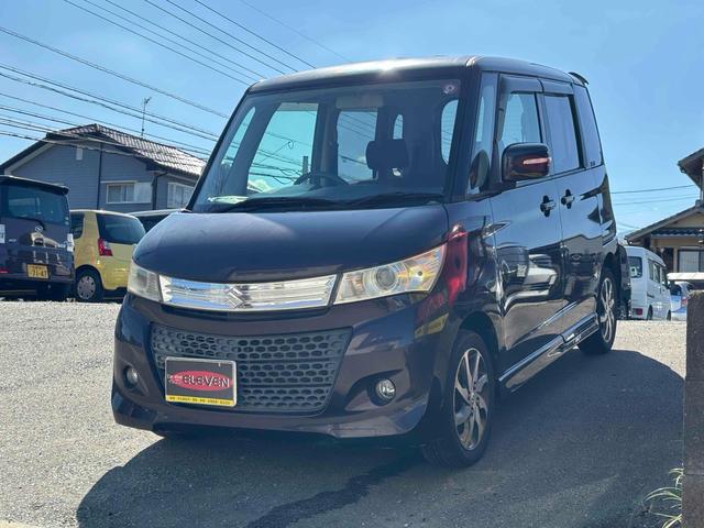 パレットＳＷ ＸＳ　ワンオーナー　両側スライド・片側電動　オートライト　ＨＩＤ　スマートキー　電動格納ミラー　ベンチシート　ＣＶＴ　盗難防止システム　ＡＢＳ　ＵＳＢ　アルミホイール　衝突安全ボディ　エアコン（12枚目）