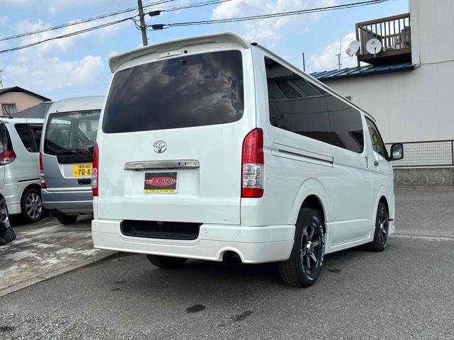 ハイエースバン スーパーＧＬ　ダークプライムＩＩ　ＥＴＣ　バックカメラ　ナビ　ＴＶ　クリアランスソナー　レーンアシスト　衝突被害軽減システム　両側電動スライドドア　オートマチックハイビーム　オートライト　アルミホイール　スマートキー　後席モニター（20枚目）