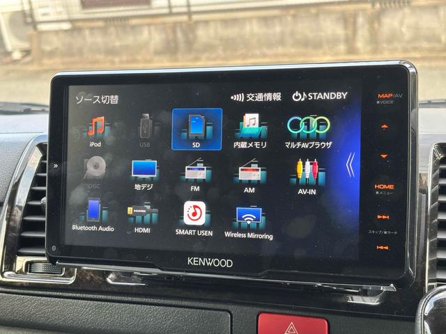 ハイエースバン スーパーＧＬ　ダークプライムＩＩ　ＥＴＣ　バックカメラ　ナビ　ＴＶ　クリアランスソナー　レーンアシスト　衝突被害軽減システム　両側電動スライドドア　オートマチックハイビーム　オートライト　アルミホイール　スマートキー　後席モニター（57枚目）