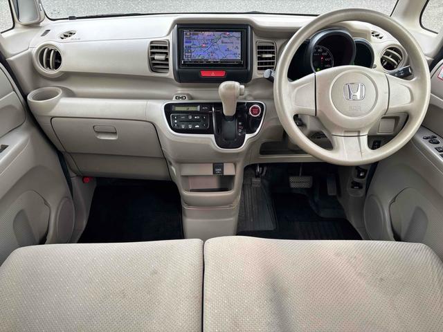 Ｎ－ＢＯＸ Ｇ　ＥＴＣ　両側スライドドア　ナビ　ＴＶ　スマートキー　アイドリングストップ　電動格納ミラー　ベンチシート　ＣＶＴ　盗難防止システム　ＡＢＳ　ＥＳＣ　ＣＤ　ＤＶＤ再生　Ｂｌｕｅｔｏｏｔｈ　衝突安全ボディ（2枚目）