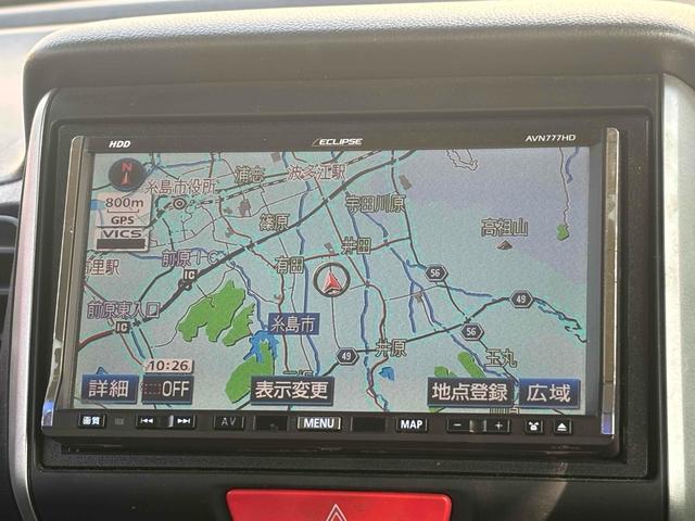 Ｎ－ＢＯＸ Ｇ　ターボＳＳパッケージ　ＥＴＣ　バックカメラ　両側電動スライドドア　ナビ　ＴＶ　オートクルーズコントロール　衝突被害軽減システム　オートライト　ＨＩＤ　スマートキー　アイドリングストップ　電動格納ミラー　シートヒーター（4枚目）