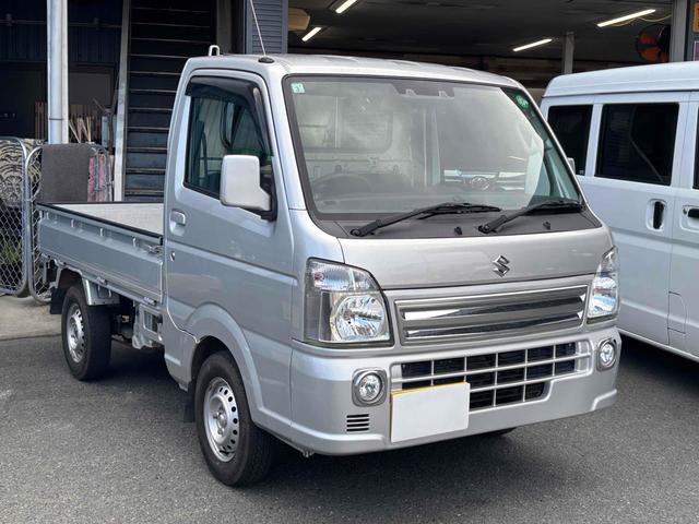 キャリイトラック 　ＭＴ　ワンオーナー　衝突被害軽減システム　レーンアシスト　ＥＴＣ　オートライト　ＥＳＣ　エアコン　パワーウィンドウ　運転席エアバッグ　助手席エアバッグ　ＣＤ　ミュージックプレイヤー接続可（4枚目）