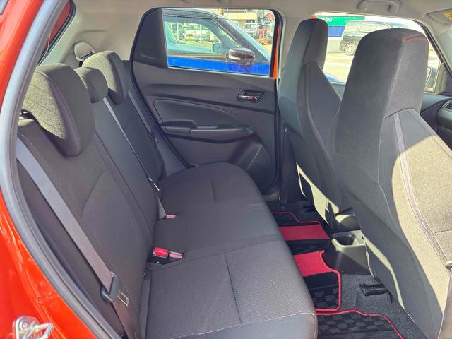 スイフトスポーツ ベースグレード　ワンオーナー　ディスプレイオーディオ　前後ドライブレコーダー　全方位モニター　衝突被害軽減ブレーキ　車線逸脱防止　アダプティブクルコン　Ｂｌｕｅｔｏｏｔｈ　シートヒーター　スペアキー　取説　保証書（37枚目）