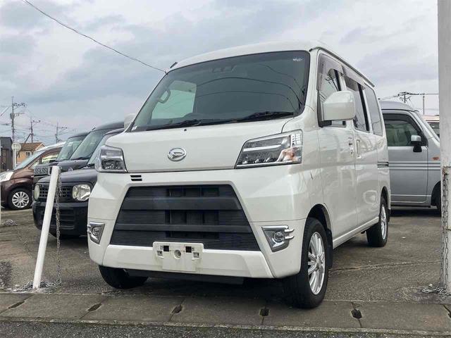 ハイゼットカーゴ クルーズＳＡＩＩＩ　ハイルーフ　ＡＴ　衝突被害軽減システム　ナビ　ＴＶ　両側スライドドア　キーレスエントリー　アイドリングストップ　電動格納ミラー　オートマチックハイビーム　オートライト　アルミホイール　ＡＢＳ（12枚目）