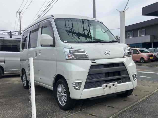 ハイゼットカーゴ クルーズＳＡＩＩＩ　ハイルーフ　ＡＴ　衝突被害軽減システム　ナビ　ＴＶ　両側スライドドア　キーレスエントリー　アイドリングストップ　電動格納ミラー　オートマチックハイビーム　オートライト　アルミホイール　ＡＢＳ（14枚目）