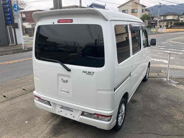 ハイゼットカーゴ クルーズＳＡＩＩＩ　ハイルーフ　ＡＴ　衝突被害軽減システム　ナビ　ＴＶ　両側スライドドア　キーレスエントリー　アイドリングストップ　電動格納ミラー　オートマチックハイビーム　オートライト　アルミホイール　ＡＢＳ（15枚目）