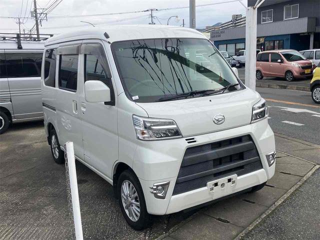 ハイゼットカーゴ クルーズＳＡＩＩＩ　ハイルーフ　ＡＴ　衝突被害軽減システム　ナビ　ＴＶ　両側スライドドア　キーレスエントリー　アイドリングストップ　電動格納ミラー　オートマチックハイビーム　オートライト　アルミホイール　ＡＢＳ（22枚目）