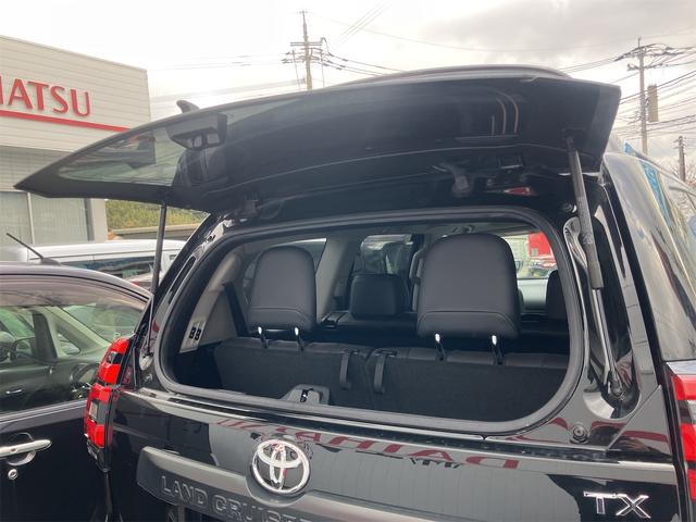 ランドクルーザープラド ＴＸ　Ｌパッケージ　マットブラックエディション　４ＷＤ　ＥＴＣ　バックカメラ　クリアランスソナー　オートクルーズコントロール　レーンアシスト　パワーシート　衝突被害軽減システム　サンルーフ　ナビ　ＴＶ　オートマチックハイビーム　オートライト（28枚目）