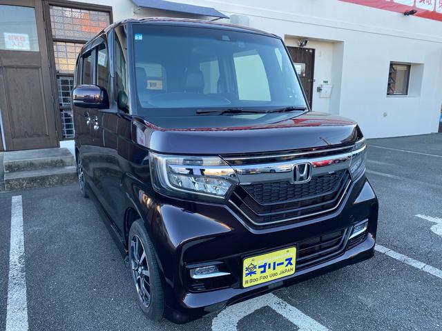 N-BOXカスタム G・Lホンダセンシング 8インチインターナビ バックカメラ ETC シートカバー 両側電動スライドドア Bluetooth接続 スマートキー プッシュスタート(2枚目)