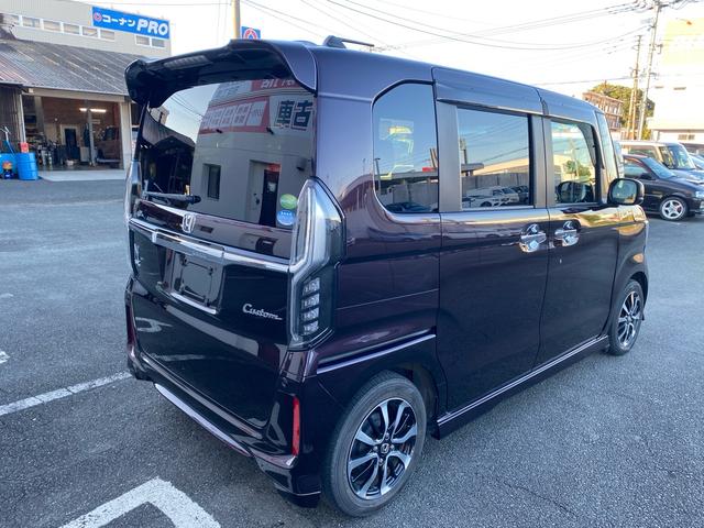 N-BOXカスタム G・Lホンダセンシング 8インチインターナビ バックカメラ ETC シートカバー 両側電動スライドドア Bluetooth接続 スマートキー プッシュスタート(7枚目)