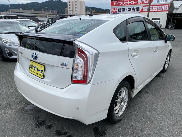 プリウス S 7インチナビ ETC バックカメラ Bluetooth接続 車検整備付き プッシュスタート スマートキー(7枚目)