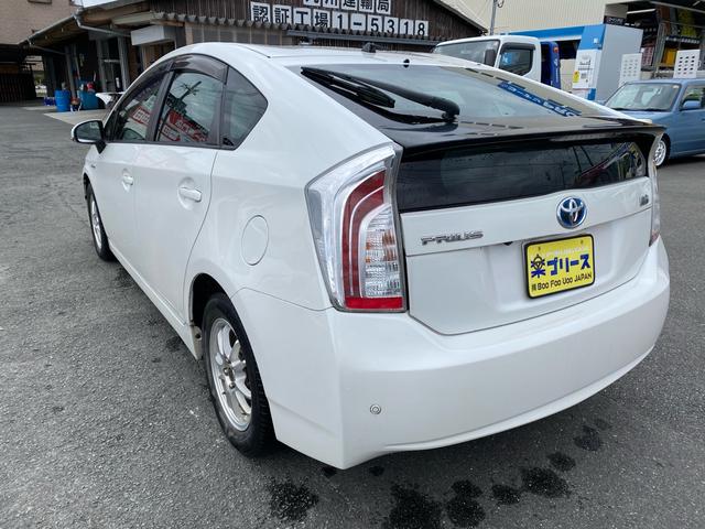 プリウス S 7インチナビ ETC バックカメラ Bluetooth接続 車検整備付き プッシュスタート スマートキー(9枚目)