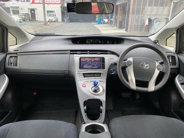 プリウス S 7インチナビ ETC バックカメラ Bluetooth接続 車検整備付き プッシュスタート スマートキー(15枚目)