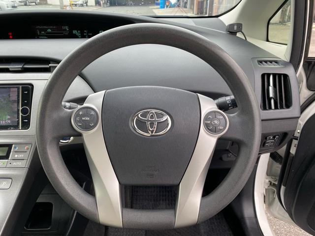 プリウス S 7インチナビ ETC バックカメラ Bluetooth接続 車検整備付き プッシュスタート スマートキー(16枚目)