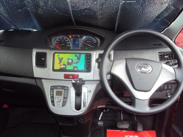 ムーヴ カスタム　Ｘ　プッシュスタート　アイドリングストップ　ＡＡＣ　ＡＷ１３キーフリーナビ　ＴＶ装備（10枚目）