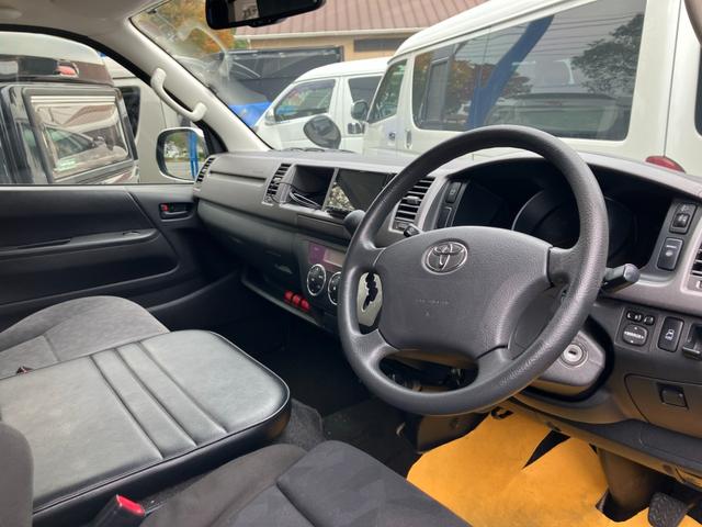 ハイエースワゴン ＧＬ　ロング　ミドルルーフ　キャンピング　ナビテレビ　バックカメラ　後席フリップダウンモニター　ＥＴＣ　キーレス　片側パワースライドドア　社外アルミホイール　サブバッテリー　ベッド　テーブル（15枚目）