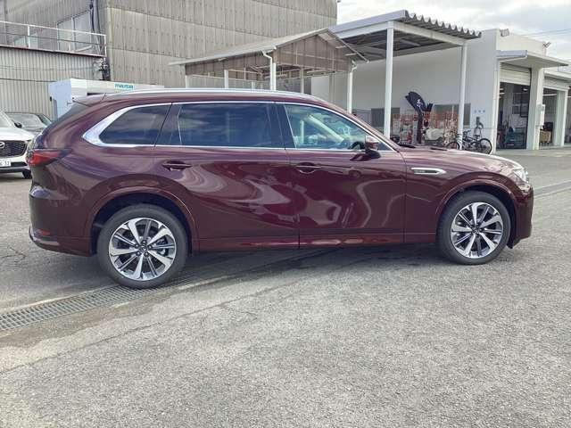 ＣＸ－８０ ３．３　ＸＤハイブリッド　プレミアム　モダン　ディーゼルター　試乗車アップ　大型サンルーフ　衝突被害軽減ブレーキ　オートマチックハイビーム　アダプティブクルーズコントロール　３列シート　バックカメラ　電動シート　シートヒーター　４ＷＤ　サンルーフ（5枚目）