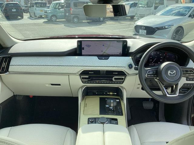 ＣＸ－８０ ３．３　ＸＤハイブリッド　プレミアム　モダン　ディーゼルター　試乗車アップ　大型サンルーフ　衝突被害軽減ブレーキ　オートマチックハイビーム　アダプティブクルーズコントロール　３列シート　バックカメラ　電動シート　シートヒーター　４ＷＤ　サンルーフ（20枚目）