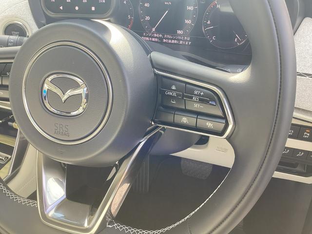 ＣＸ－８０ ３．３　ＸＤハイブリッド　プレミアム　モダン　ディーゼルター　試乗車アップ　大型サンルーフ　衝突被害軽減ブレーキ　オートマチックハイビーム　アダプティブクルーズコントロール　３列シート　バックカメラ　電動シート　シートヒーター　４ＷＤ　サンルーフ（22枚目）