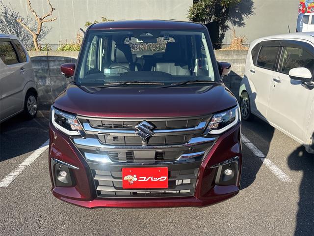 ソリオ ハイブリッドＭＺ　【届出済未使用車・革調シートカバー】ＳＤナビＴＶ全方位カメラ【ドライブレコーダー前後】クルーズコントロール　ＥＴＣブルートゥース　ＣＤ・ＤＶＤシートヒーター【フルカバーラゲッジマット】ＬＥＤライト（2枚目）