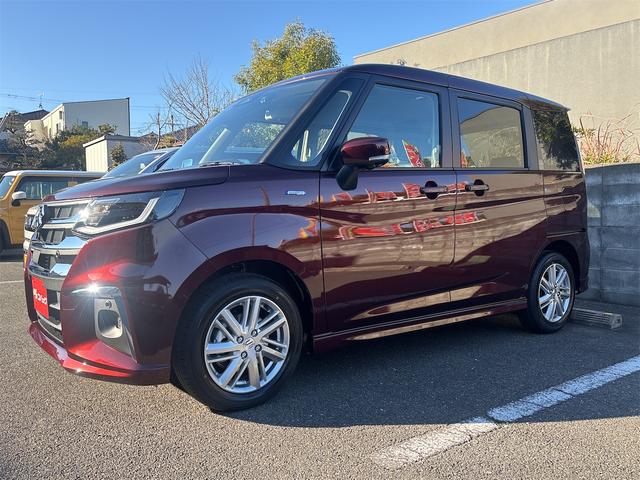 ソリオ ハイブリッドＭＺ　【届出済未使用車・革調シートカバー】ＳＤナビＴＶ全方位カメラ【ドライブレコーダー前後】クルーズコントロール　ＥＴＣブルートゥース　ＣＤ・ＤＶＤシートヒーター【フルカバーラゲッジマット】ＬＥＤライト（5枚目）