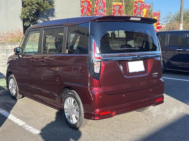 ソリオ ハイブリッドＭＺ　【届出済未使用車・革調シートカバー】ＳＤナビＴＶ全方位カメラ【ドライブレコーダー前後】クルーズコントロール　ＥＴＣブルートゥース　ＣＤ・ＤＶＤシートヒーター【フルカバーラゲッジマット】ＬＥＤライト（9枚目）