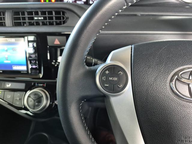 アクア Ｘ－アーバンソリッド　社外メモリナビ（フルセグ／ＣＤ／ＤＶＤ／Ｂｌｕｅｔｏｏｔｈ）／バックカメラ／コーナーポール／ビルトインＥＴＣ／シートヒーター／衝突被害軽減ブレーキ／ルーフレール（10枚目）