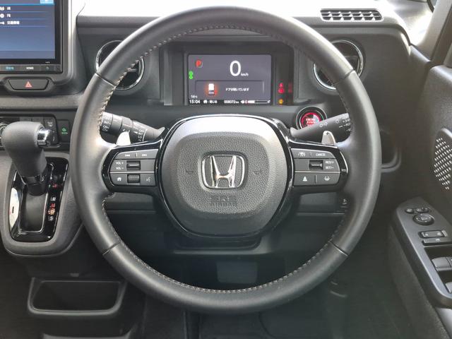 Ｎ－ＢＯＸカスタム ターボ　当社代車使用／純正メモリナビ（フルセグ／Ｂｌｕｅｔｏｏｔｈ／ＵＳＢ）／バックカメラ／コーナーセンサー／電動スライド／ＬＥＤライト／シートヒーター／レベライザー／ホンダセンシング（4枚目）