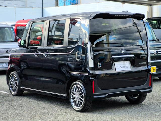 Ｎ－ＢＯＸカスタム ターボ　当社代車使用／純正メモリナビ（フルセグ／Ｂｌｕｅｔｏｏｔｈ／ＵＳＢ）／バックカメラ／コーナーセンサー／電動スライド／ＬＥＤライト／シートヒーター／レベライザー／ホンダセンシング（24枚目）