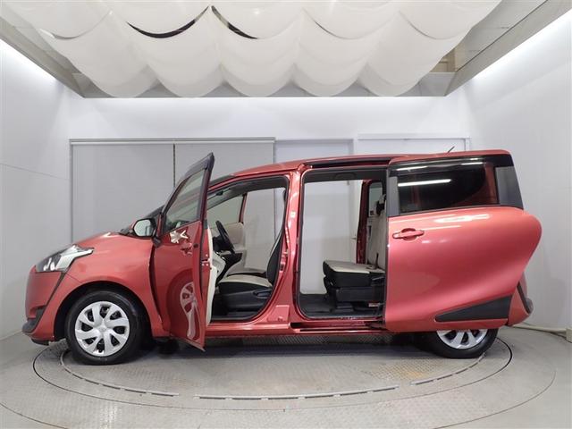 シエンタ Ｘ　ＥＴＣ装備　地デジ　バックガイドモニター　運転席助手席エアバック　マニュアルエアコン　１オーナー　キーフリーシステム　メンテナンスノート　メモリーナビゲーション　横滑防止装置　エアバック付き　ナビＴＶ（2枚目）