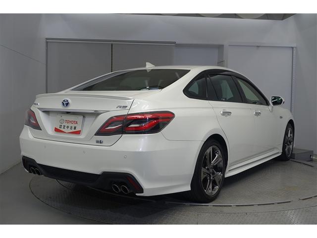 クラウンハイブリッド ＲＳアドバンス　クルーズＣ　ＰＣＳ　バックモニター　Ｗエアバッグ　本革シート　ＤＶＤ　ＴＶナビ　定期点検記録簿　地デジ　インテリキー　運転席エアバッグ　パワーシート　ＡＵＸ　アルミ　メモリナビ　パワーウィンドウ（3枚目）