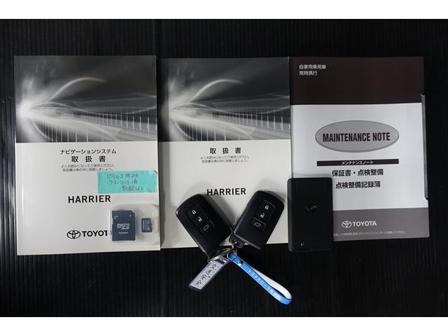 ハリアー プログレス　ＬＥＤヘッドライト　Ｂカメラ　Ｐシート　地デジ　エアバッグ　ＤＶＤ　アルミホイール　横滑り防止装置　クルコン　１オーナー　アイドリングストップ　ＡＢＳ　ＥＴＣ　ドラレコ　ミュージックプレイヤー接続可（20枚目）