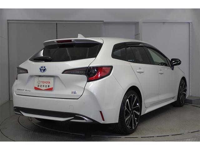 カローラツーリング ハイブリッド　ダブルバイビー　横滑防止装置　ドライブレコーダ　Ｂモニタ－　衝突軽減ブレーキ　フルセグテレビ　Ｉ－ＳＴＯＰ　スマートキ－　ＬＥＤランプ　エアコン　ＡＷ　イモビライザー　クルーズコントロール　ナビＴＶ　点検記録簿（3枚目）