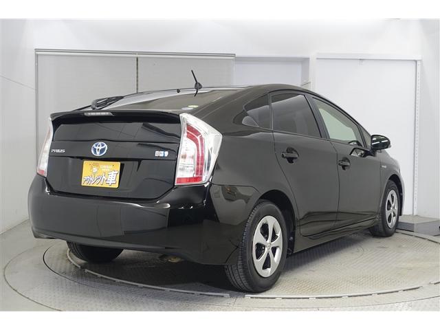 プリウス Ｓ　スマートキープッシュスタート　整備記録簿　横滑防止　ナビＴＶ　Ｗエアバック　ＡＵＸ　地デジＴＶ　ＤＶＤ視聴可能　ＥＴＣ付き　イモビライザー　エアＢ　サイドカーテンエアバック　ＡＡＣ　Ｂカメラ　ＡＢＳ（3枚目）