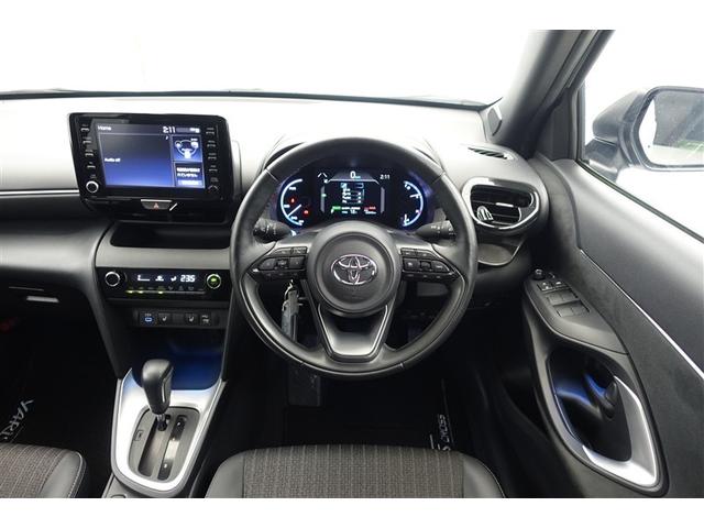 ヤリスクロス ハイブリッドＺ　スマートエントリー　Ｂカメ　ワンオ－ナ－　横滑り防止　フルセグＴＶ　点検記録簿　ＴＶ　ＬＥＤライト　クルーズＣ　ＥＴＣ付き　アルミホイール　助手席エアバッグ　オートエアコン　パワステ　ドライブレコーダ（5枚目）