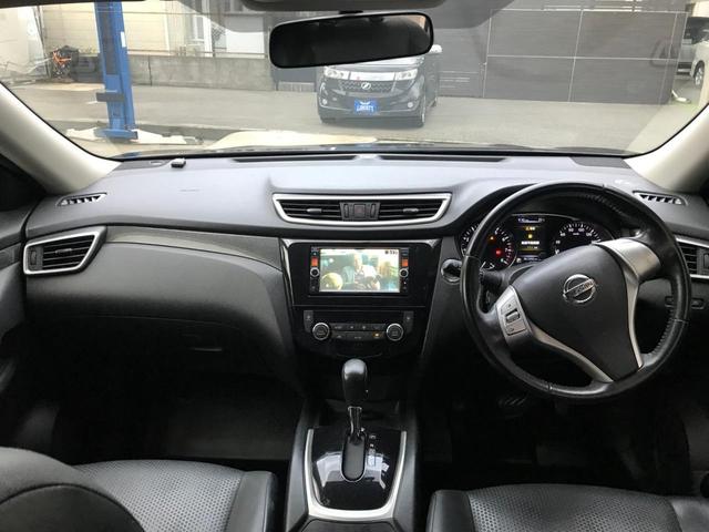 エクストレイル ２０Ｘ　２列車　４ＷＤ　ナビ・テレビ・バックカメラ・Ｂｌｕｅｔｏｏｔｈ・ＤＶＤ再生・ＥＴＣ・プッシュスタート・セルクロス防水シート・シートヒーター・タイミングチェーン車（4枚目）