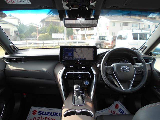 ハリアーハイブリッド Ｚ　純正１２．３型ナビ　フルセグＴＶ　Ｂカメラ　ＥＴＣ２．０　ＪＢＬサウンド　純正デジタルミラー　ＡＣ１００Ｖ電源　電動リアゲート　衝突被害軽減Ｂ　アダプティブクルーズコントロール　１年保証付き（4枚目）