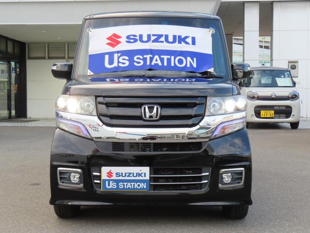 N-BOXカスタム G SS ブラックスタイルパッケージ バックカメラ オートライト Bluetooth 両側電動スライドドア ナビ プッシュスタート ETC オートエアコン 禁煙車 衝突被害軽減システム 横滑り防止機能 盗難防止システム 1年保証付(10枚目)